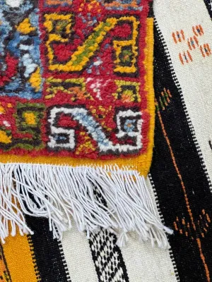 Moroccan custom rug from Glawa, Wool and Thread, 262cm x 156cm or 8.60ft x 5.12ft