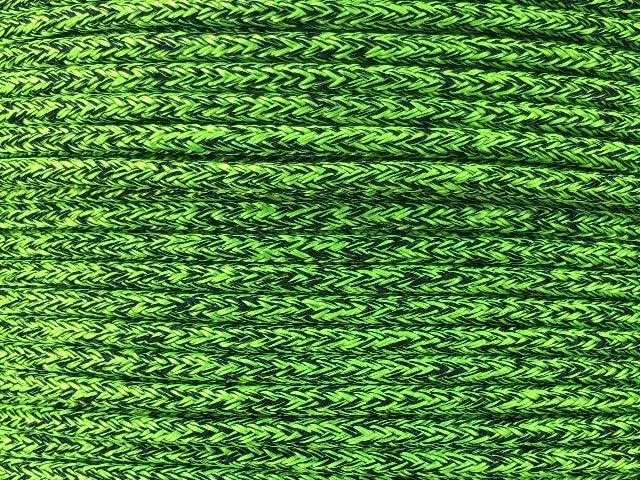 Mottled Lime-Black halter - 6mm