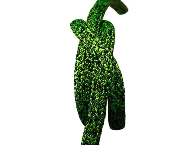 Mottled Lime-Black halter - 6mm