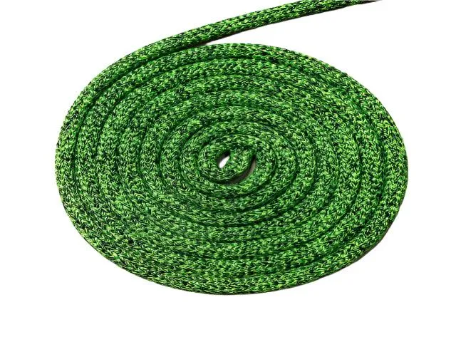 Mottled Lime-Black halter - 6mm