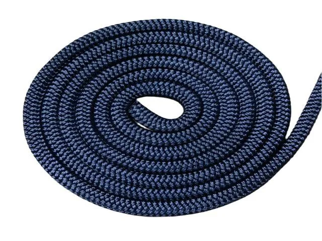 Navy Horse Rope Lead - 16mm