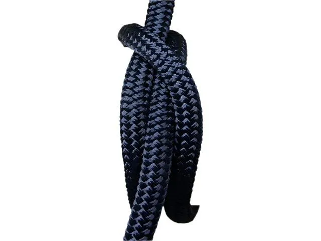 Navy Horse Rope Lead - 16mm