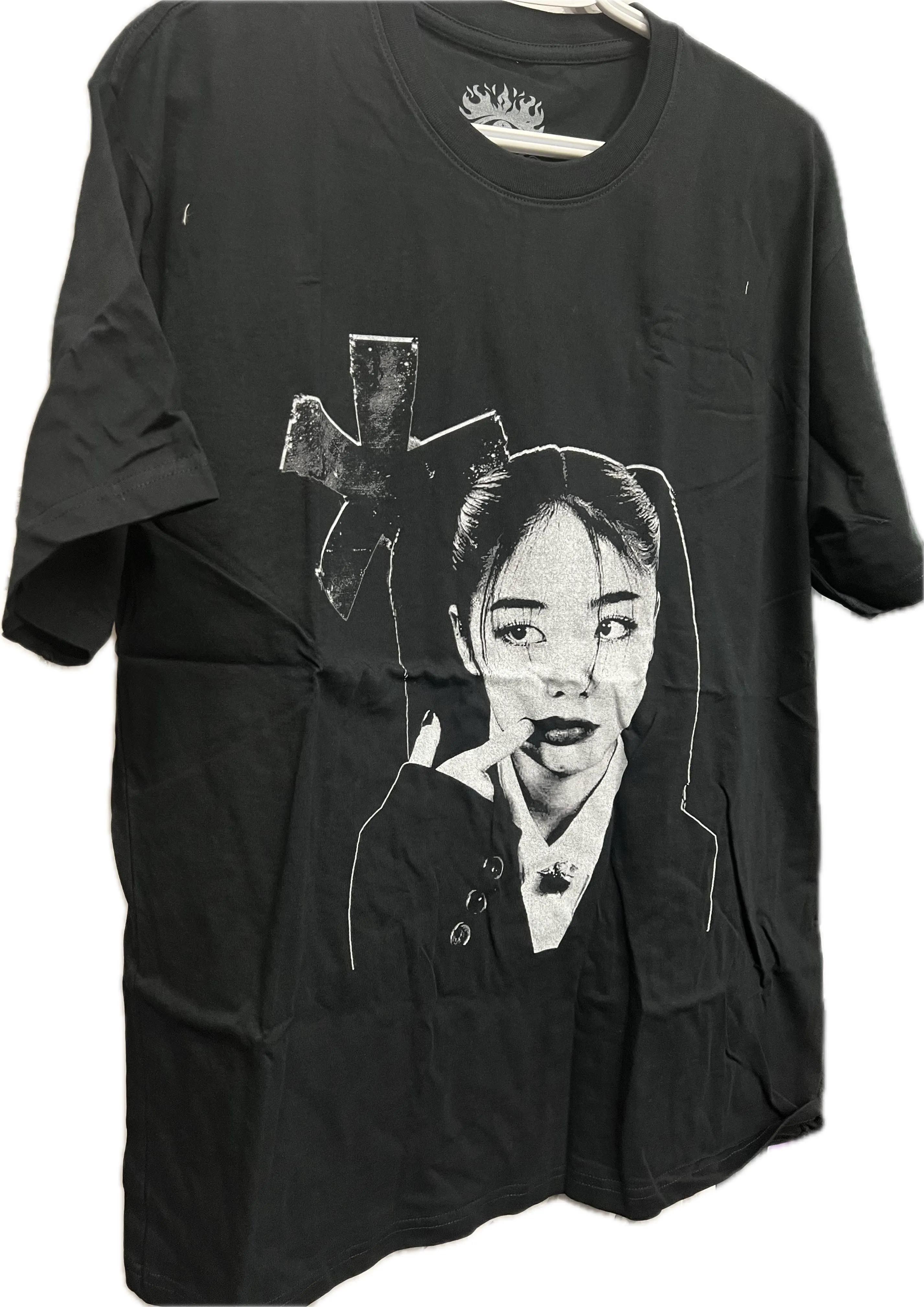 NEW Arnuki Attitude Tee, Graphic, Men, Women, Unisex, y2K, Fashion, Streetwear, 100% Cotton, Screen Print, Crew Neck, Short Sleeve, T-Shirt, Opium, Sz L, Retails $85
