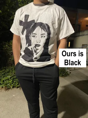 NEW Arnuki Attitude Tee, Graphic, Men, Women, Unisex, y2K, Fashion, Streetwear, 100% Cotton, Screen Print, Crew Neck, Short Sleeve, T-Shirt, Opium, Sz L, Retails $85