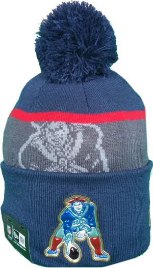 New England Patriots Retro 50th Super Bowl Limited Edition Pom Toque