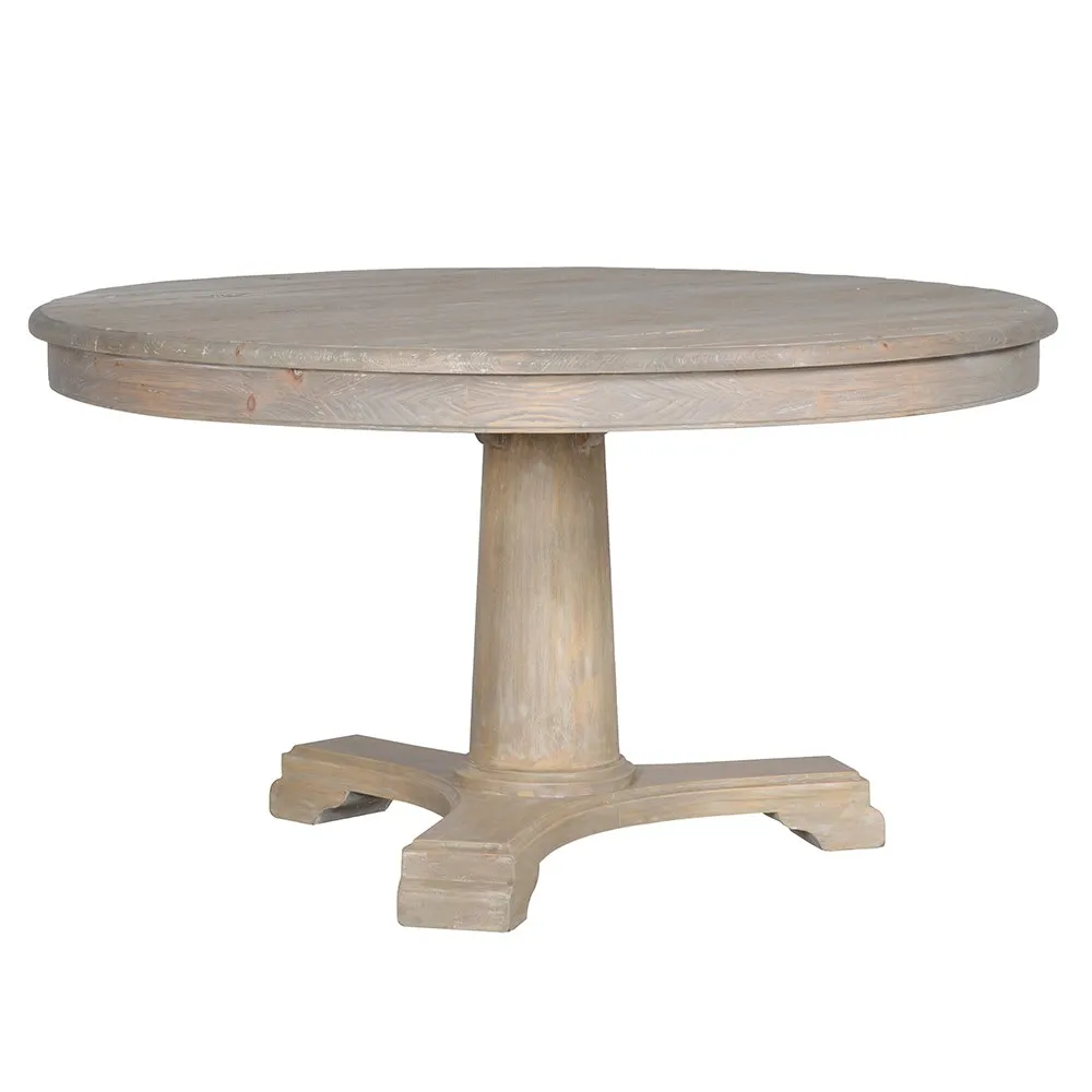 New England Style Round Dining Table