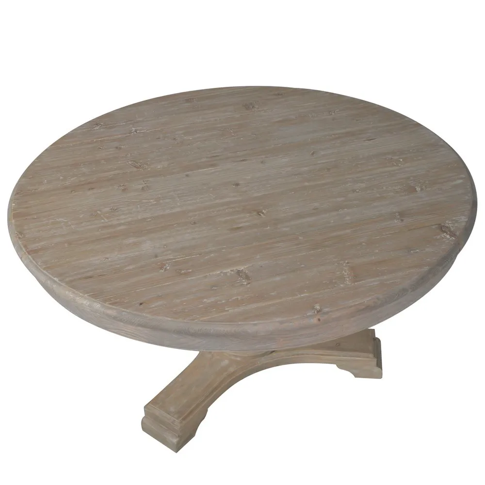 New England Style Round Dining Table