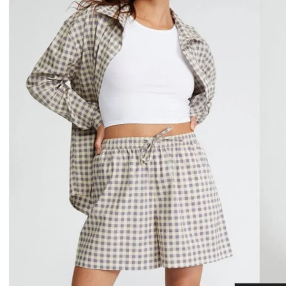 NEW  WEWOREWHAT Checker Cotton Boxer Shorts