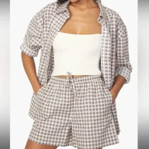 NEW  WEWOREWHAT Checker Cotton Boxer Shorts