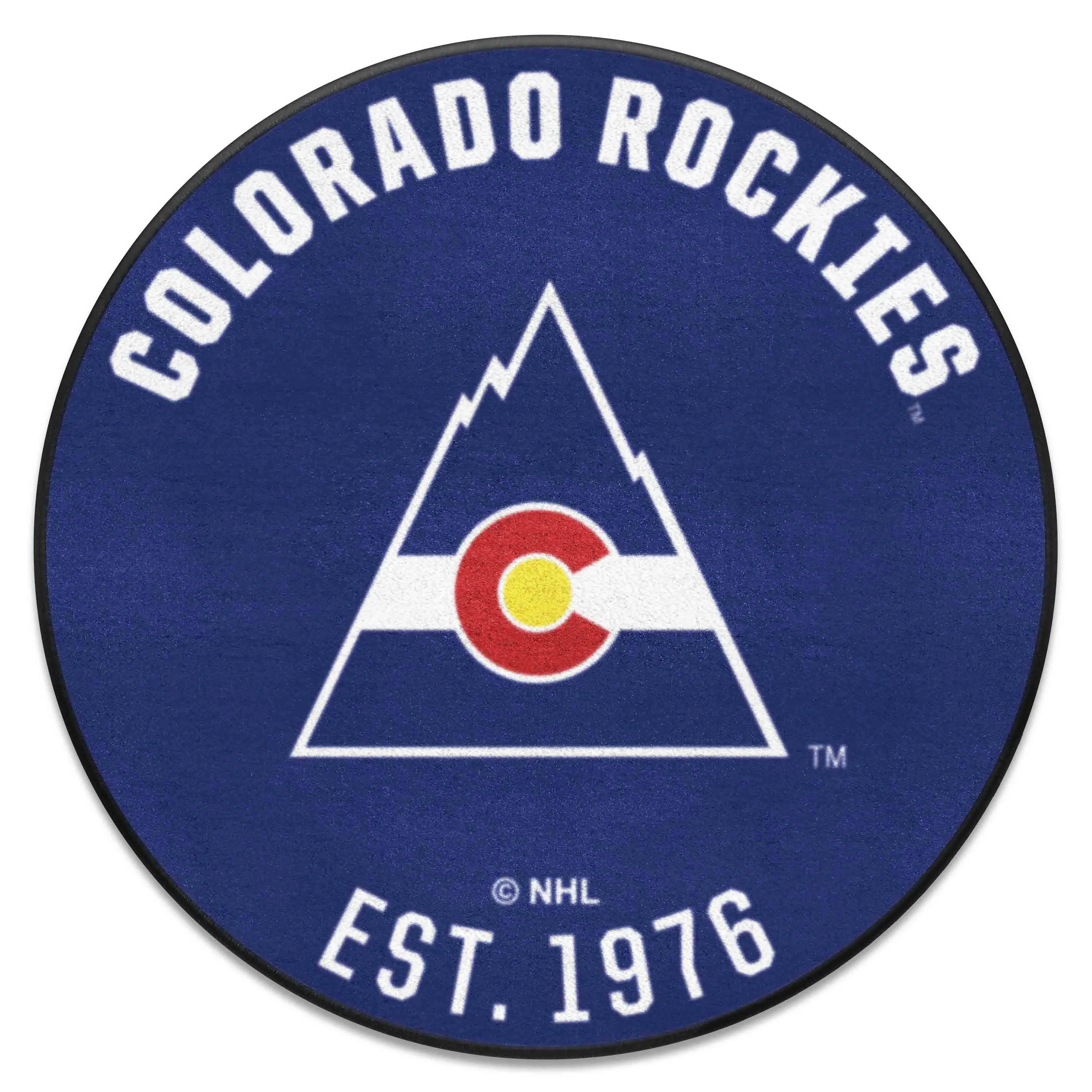 NHLV ? Colorado Rockies        Roundel Mat