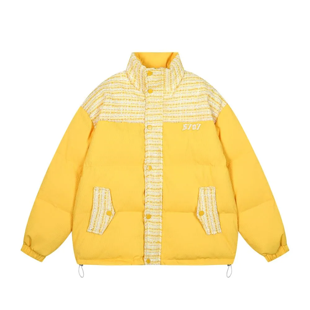 【NOW TREND】Gradient Patch Button Coat