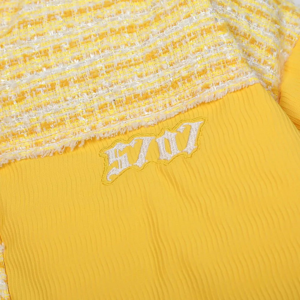 【NOW TREND】Gradient Patch Button Coat