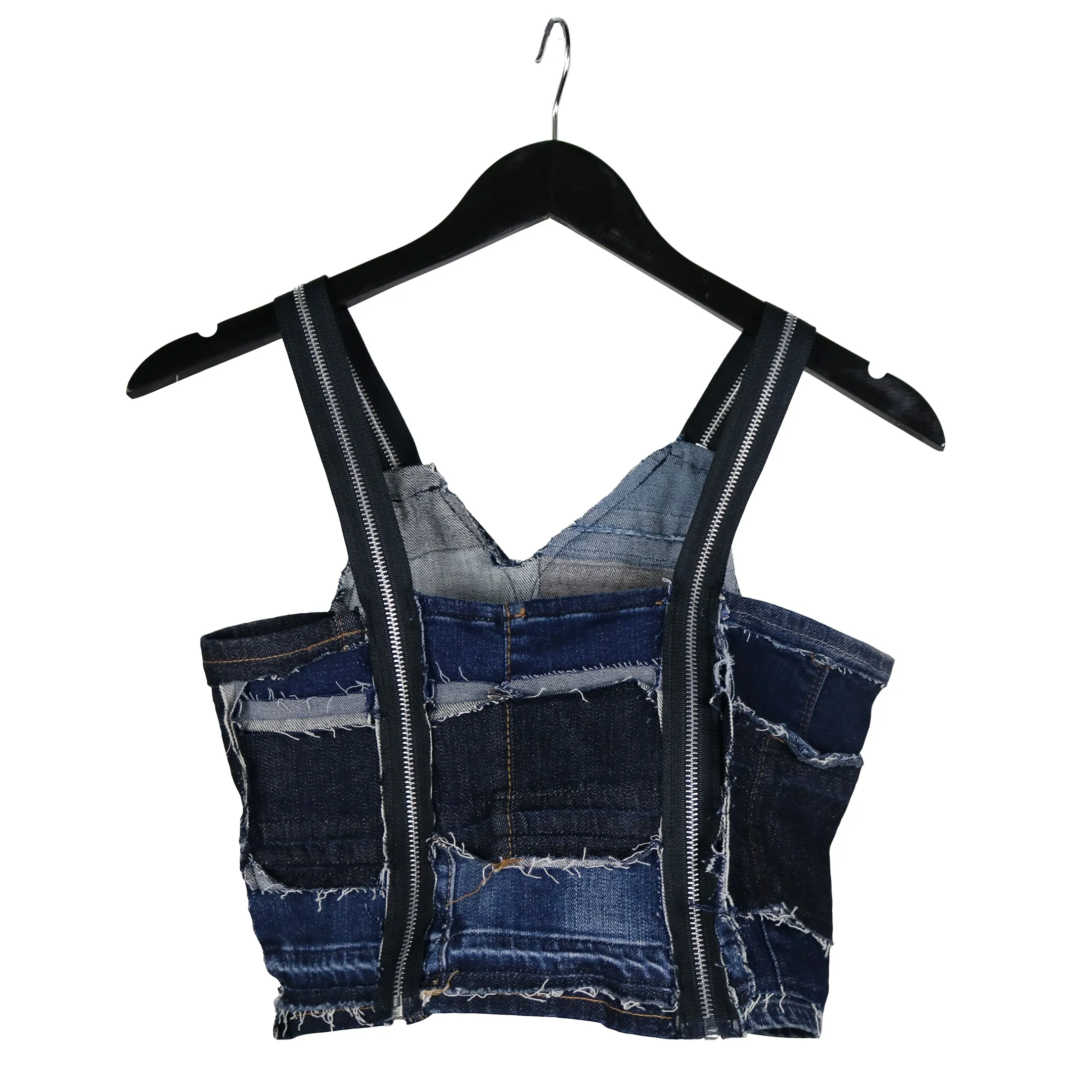 Nu Punk - Upcycled Denim Crop Top