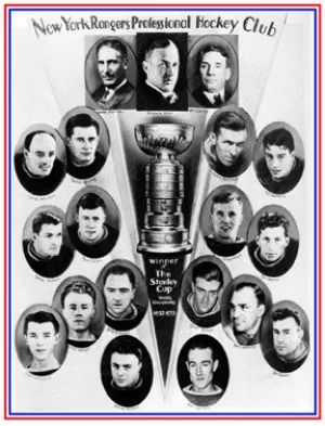 NY Rangers 33 Stanley Cup Print 7047