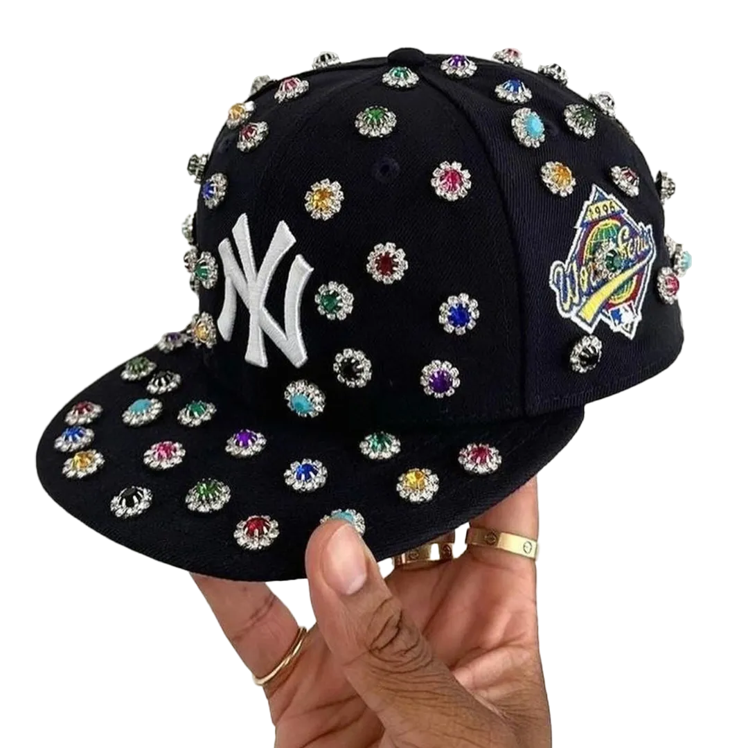 NY Rhinestone New Era Fitted Hat
