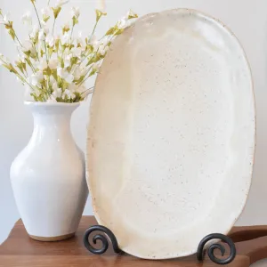 Oval Sandwich Platter Dogwood