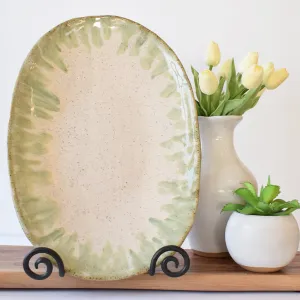 Oval Sandwich Platter Matcha