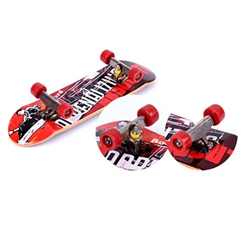 PATPAT 1Pc Mini Skateboard Finger Board Skate Boarding Kit