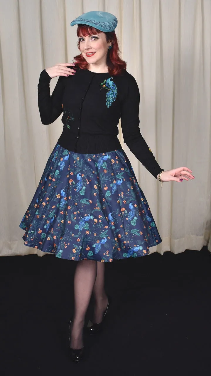 Peacock Floral Cardigan