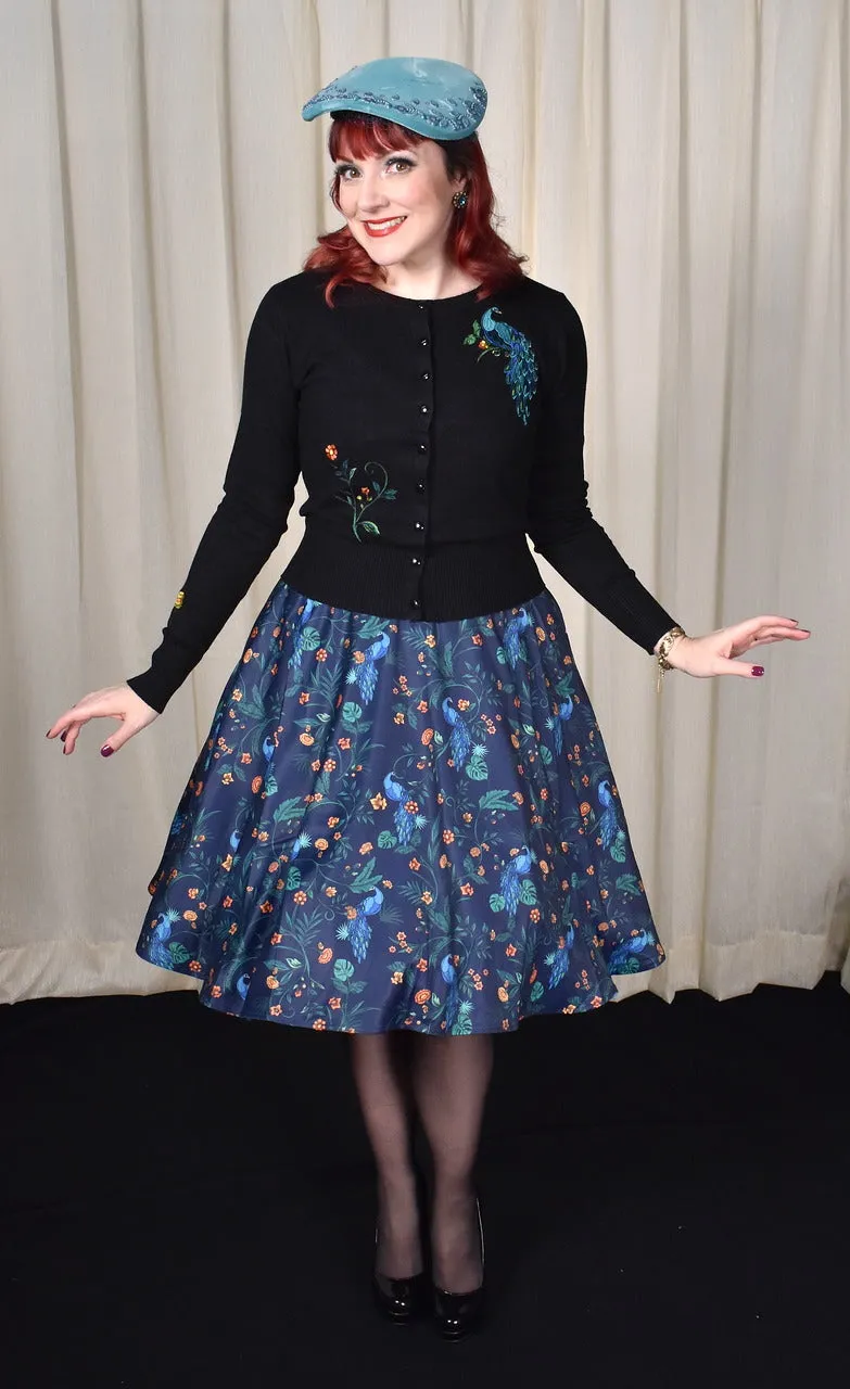 Peacock Floral Cardigan