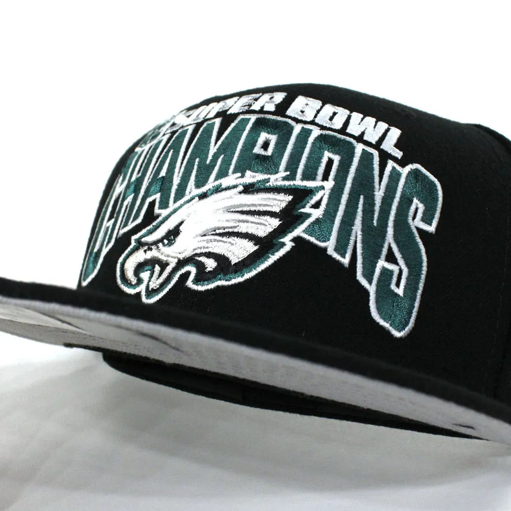 Philadelphia Eagles New Era NFL Super Bowl LII Secondary Champ 59FIFTY Fitted Hat