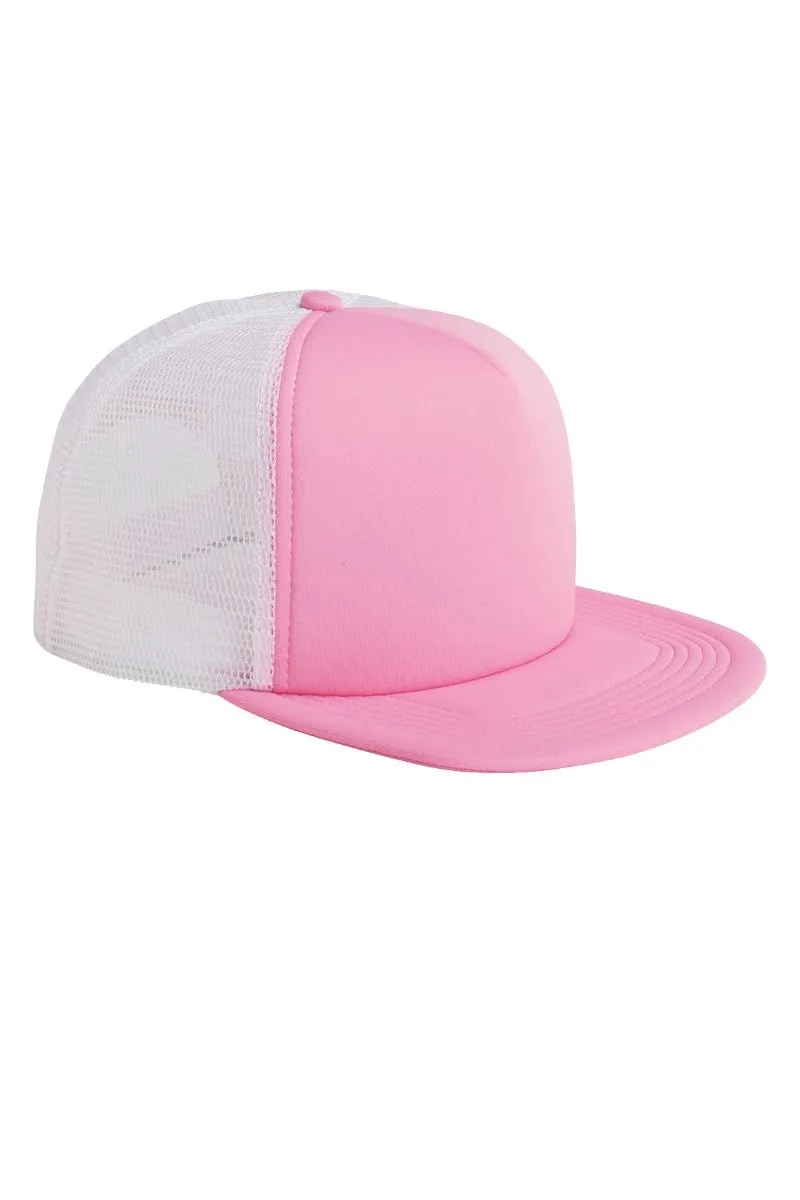 Pink Out Leopard Foam Front Mesh Trucker Cap