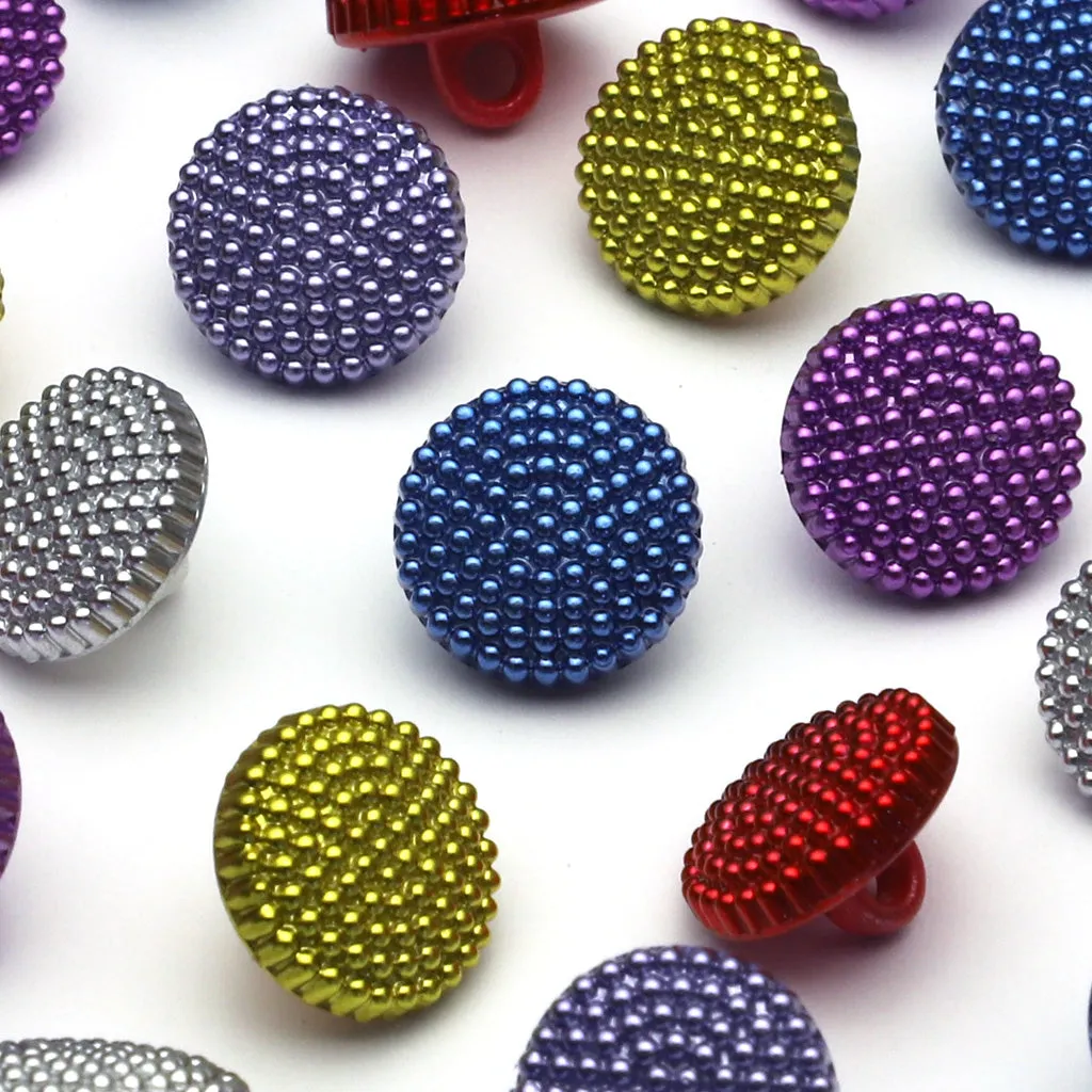 Plastic Button Purple