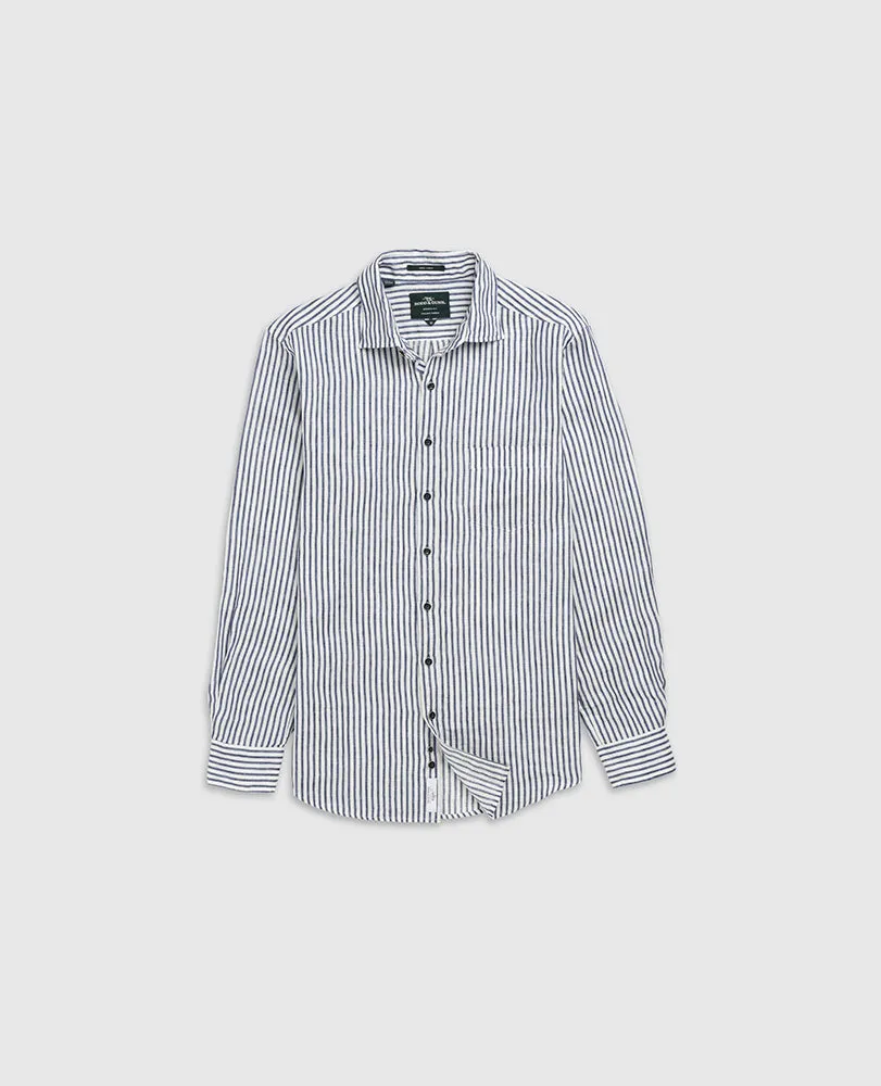 Port Charles Sports Fit Shirt - Deep Ocean