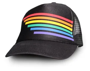 Pride Socks Trucker Hat - Fading Black YOUTH