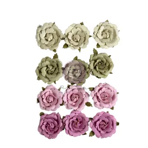 Prima - Serene Petals Collection - Flowers – Budding Serenity – 12 pcs - 7091