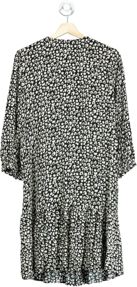 Principles Black Animal Swing Dress UK 10