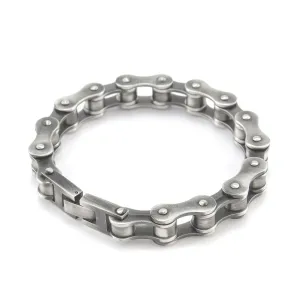 Pulseira Corrente Retro em Aço Titânio