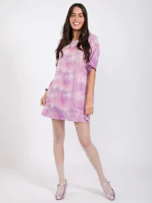 Purple Tie Dye Cashmere Jumper by SW3