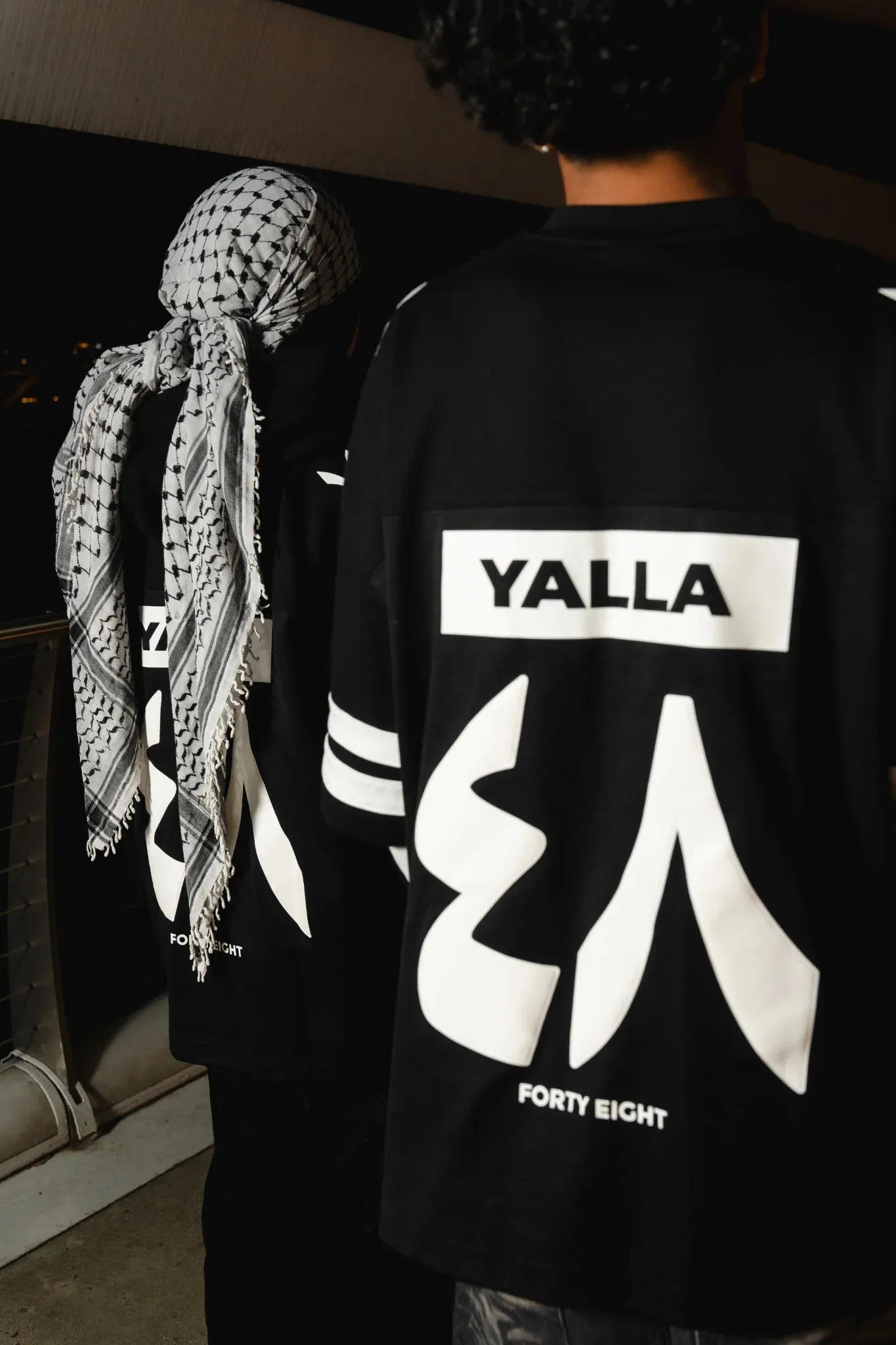 "FORTY EIGHT" Black Jersey