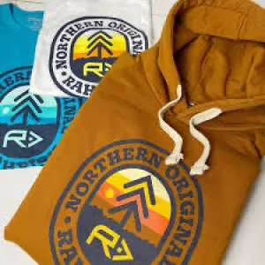 Rahfish Retro Stripe Hoodie
