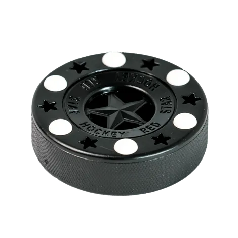 Red Star Bullet Roller Hockey Puck