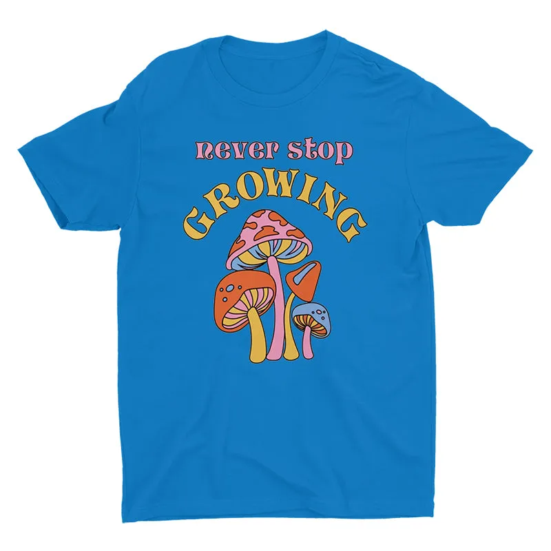 Retro Cotton Mushroom T-shirt