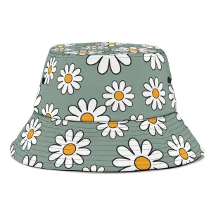 Retro Daisy Mod Unisex Bucket Hat