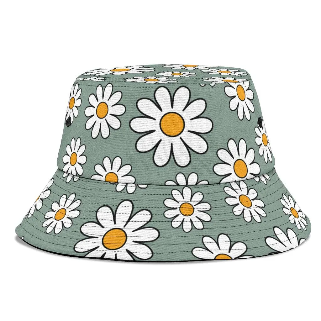 Retro Daisy Mod Unisex Bucket Hat