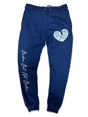 RETRO LABEL Broken but not Broke JOGGER (RETRO 4 MIDNIGHT NAVY)
