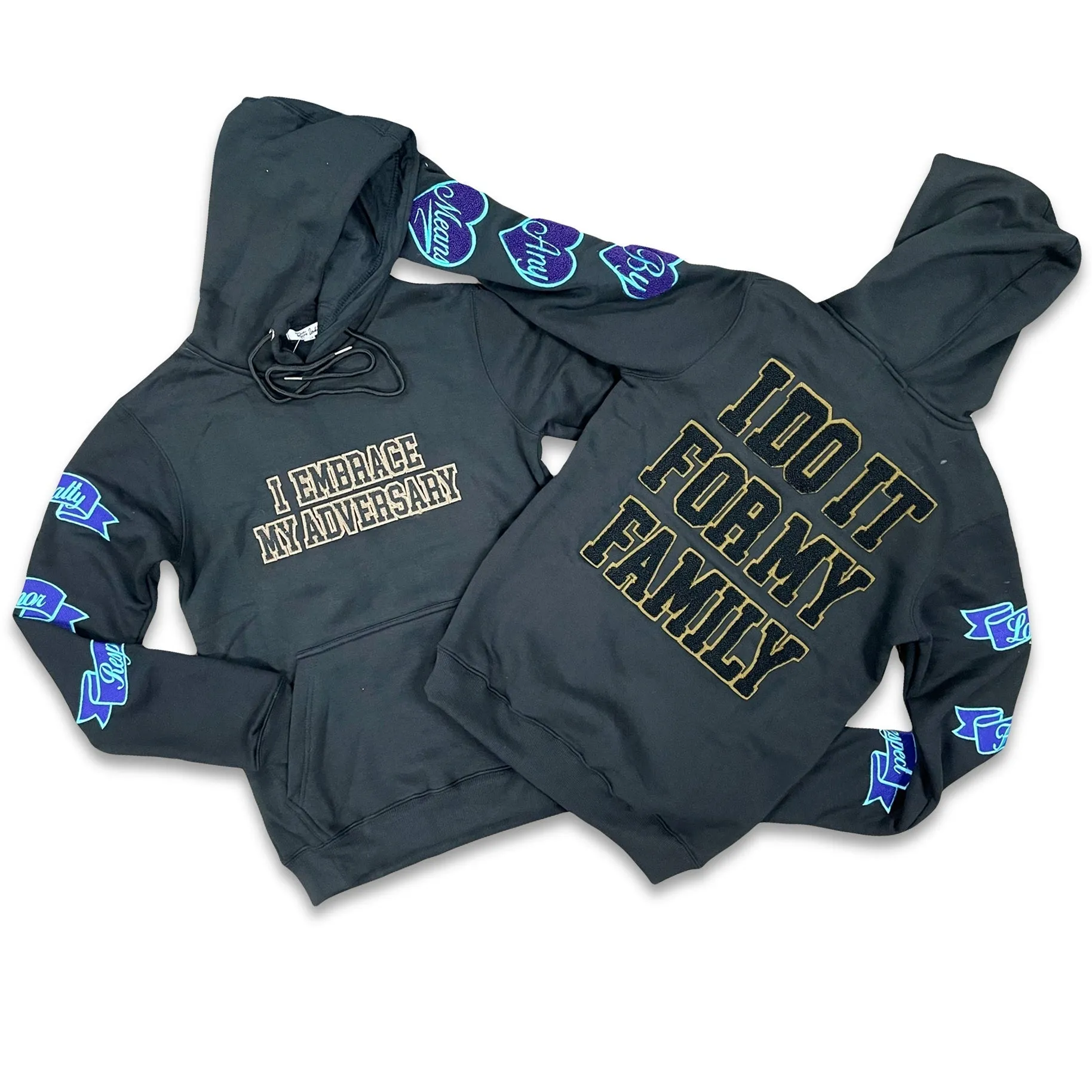 RETRO LABEL Family HOODIE (RETRO 9 light olive)