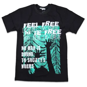 RETRO LABEL FEEL FREE SHIRT (Retro Air Jordan 1 Retro High OG GREEN GLOW)