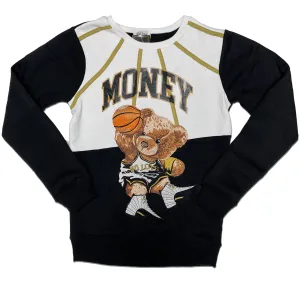 Retro Label Money Bear Crewneck (Retro 12 Royalty)