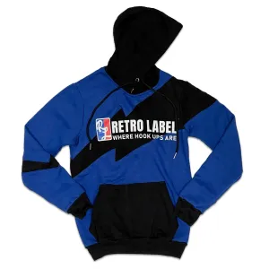 Retro Label Where Hook Ups Are Hoodie (Retro 1 KO Storm Blue)