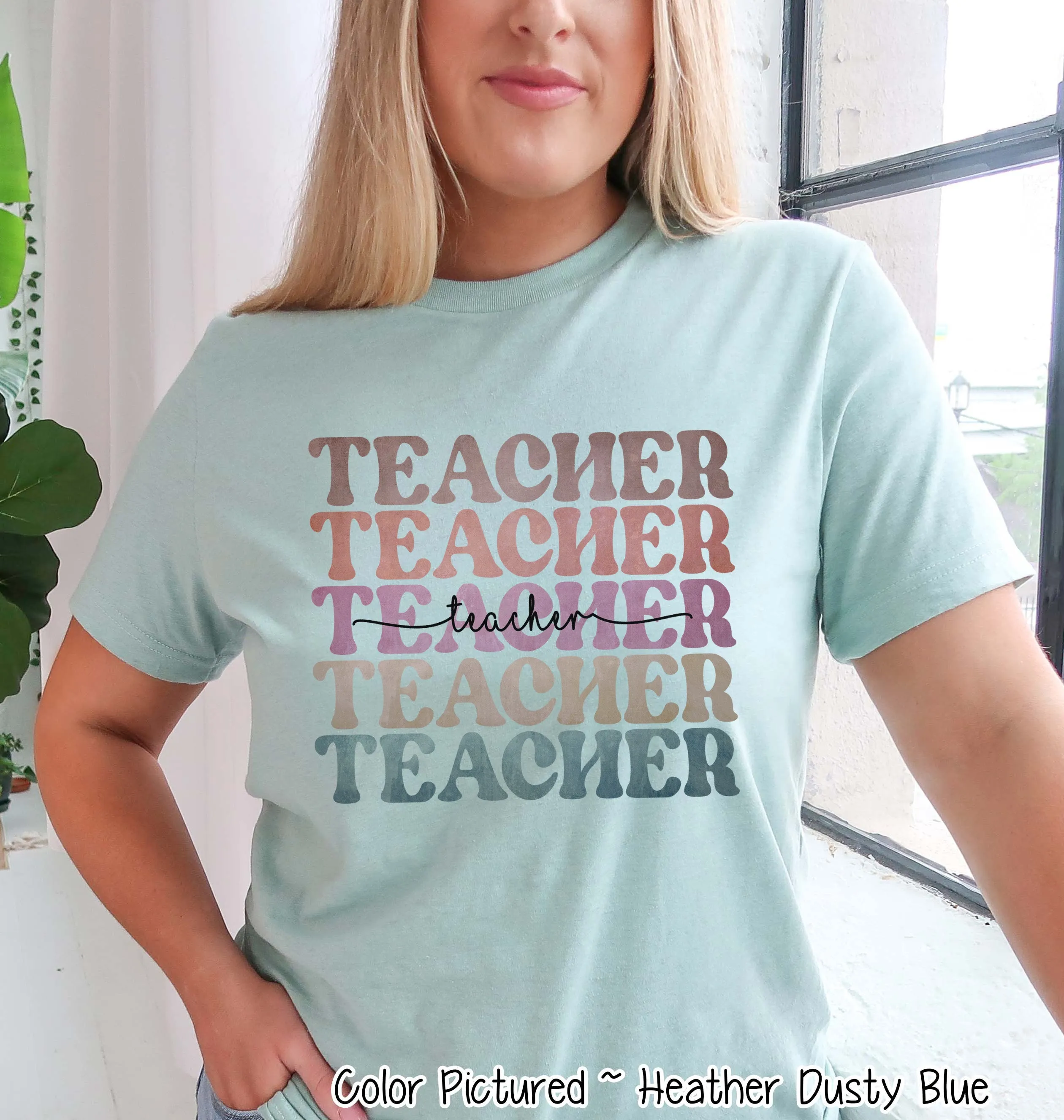 Retro Mirror Teacher Tee