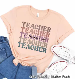 Retro Mirror Teacher Tee