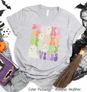 Retro Spooky Vibes Halloween Tee