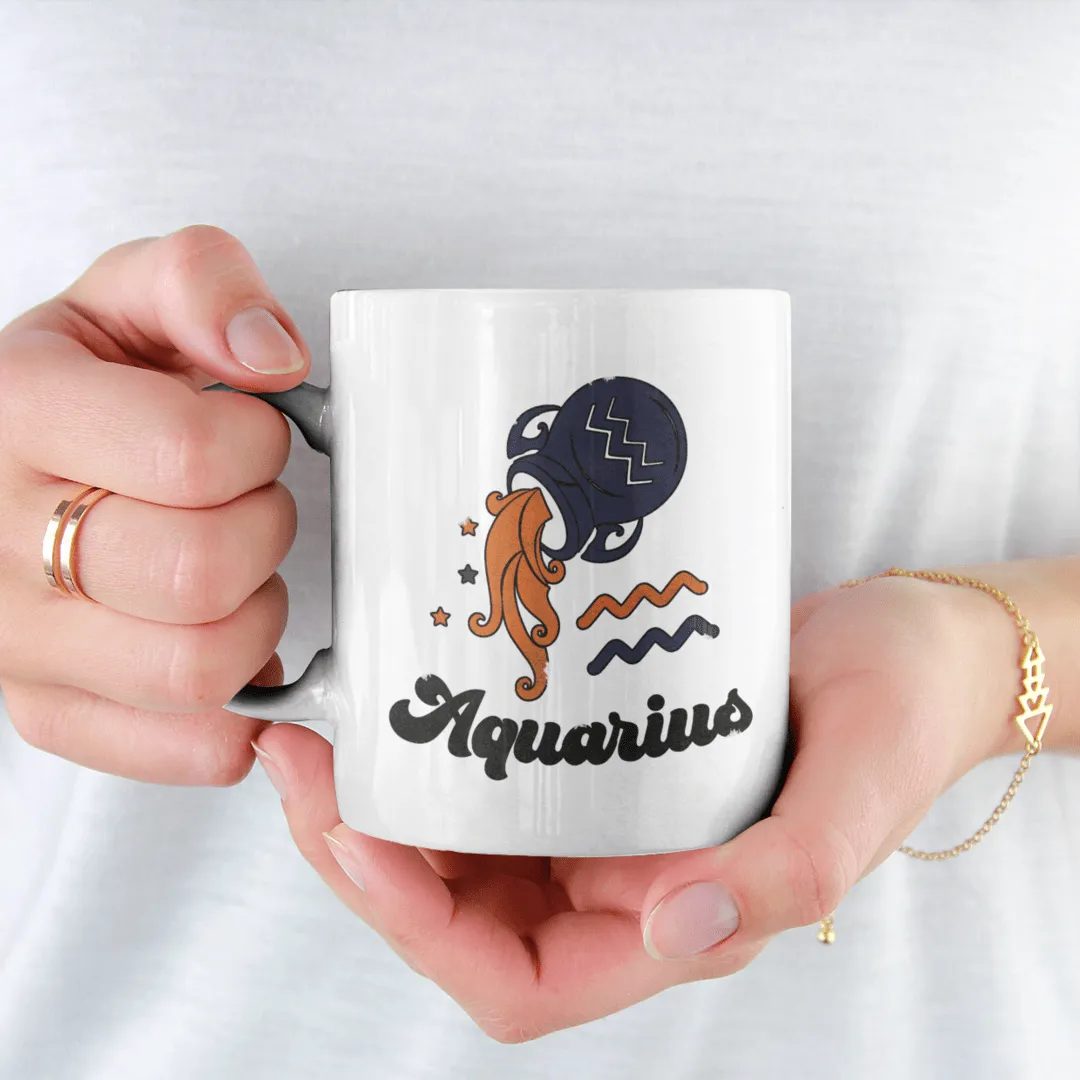 Retro Zodiac Mug - CLEARANCE