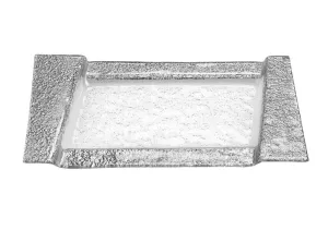 Rimini Silver Decor Rectangle Tray 17x11 inches