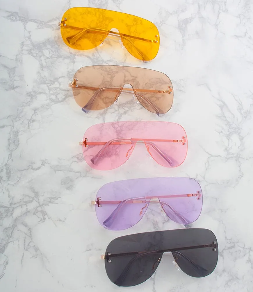 Rimless Aviators - M1912CP Pack of 12